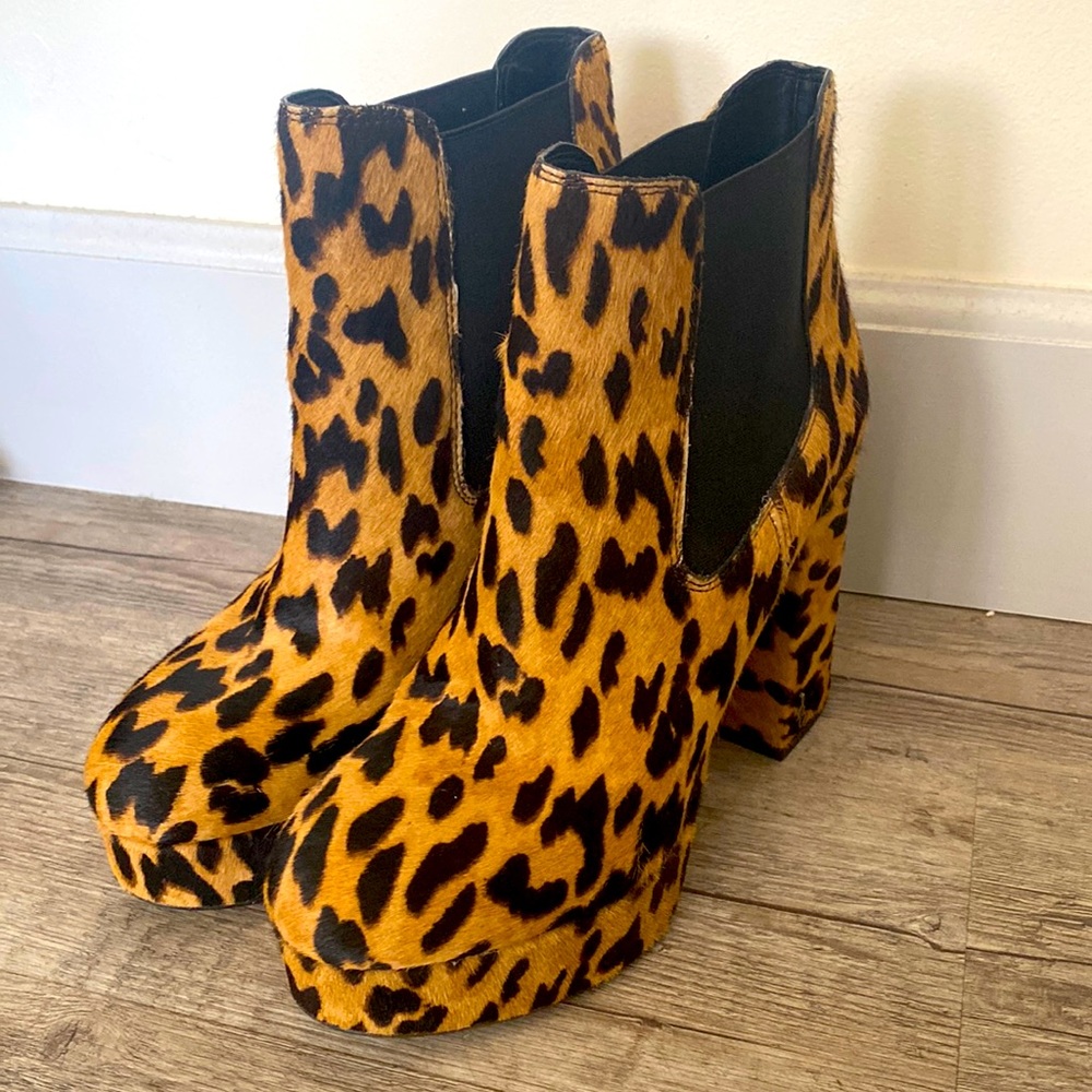 Sam Edelman Platform Leopard Boots